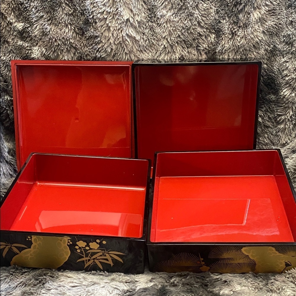 Vintage Japanese Lacquer Storage/Jewelry Box - Picture 14 of 16